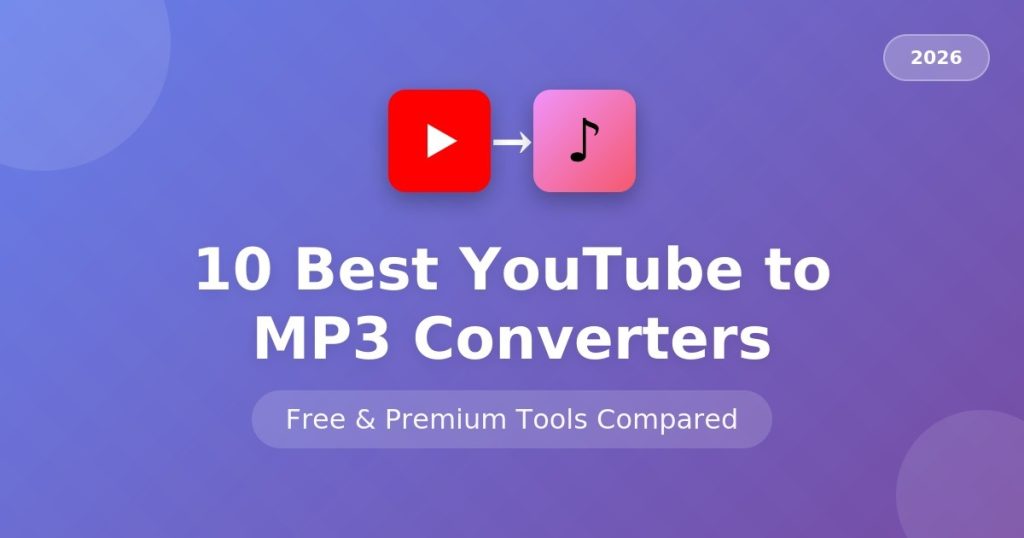 Best Youtube to MP3 converters feature image